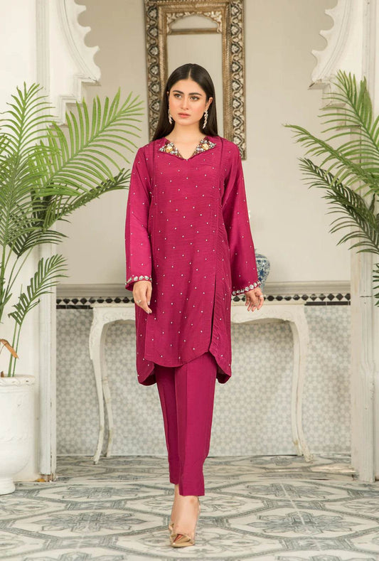 Plum Rosette - Labels & Co