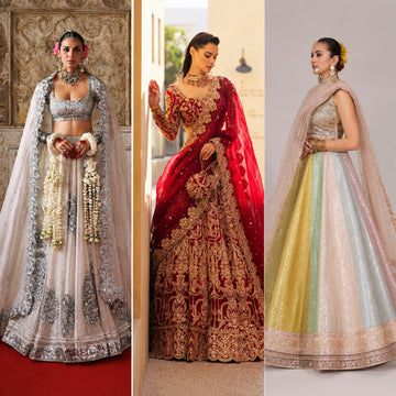 Bridal Lehenga Fabrics: Raw Silk, Velvet, Net & Organza