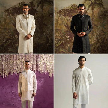 Pakistani Men’s Wedding Wear Guide: Sherwani, Prince Coat, Waistcoat & Kurta Pajama