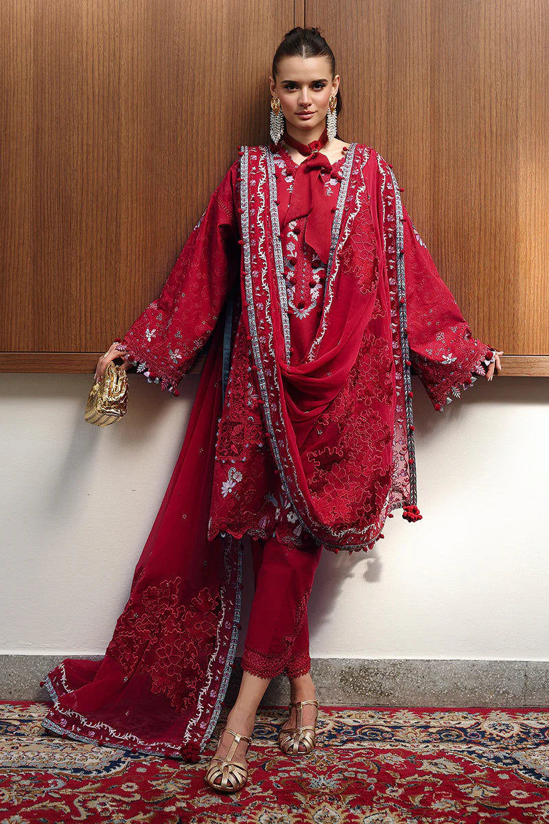Ruby The Label CM-03 Ruby – Embroidered Luxury Pret Outfit | Labels Co