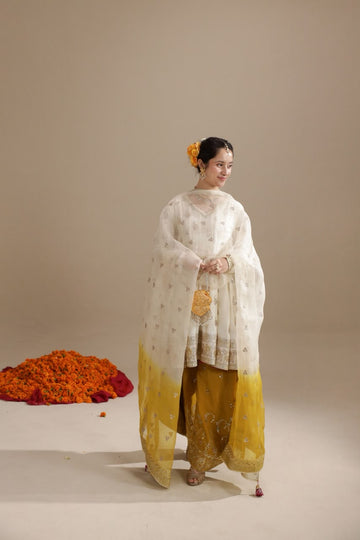 Ivory & Mustard Outfit