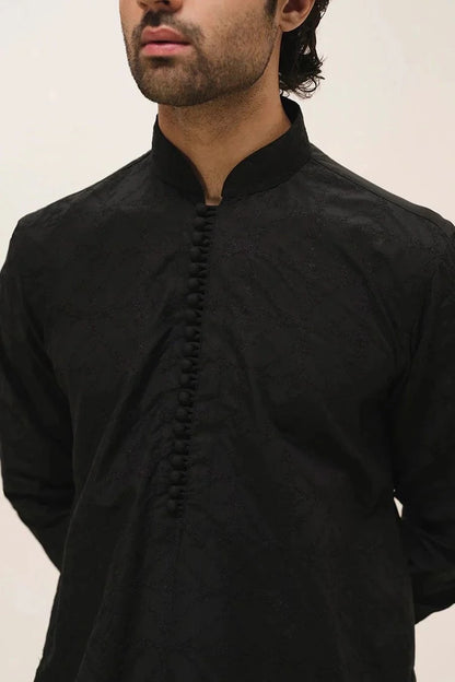 BLACK KURTA PAJAMA