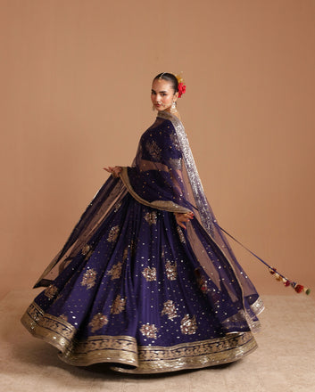 Deep Voilet Lehnga Choli
