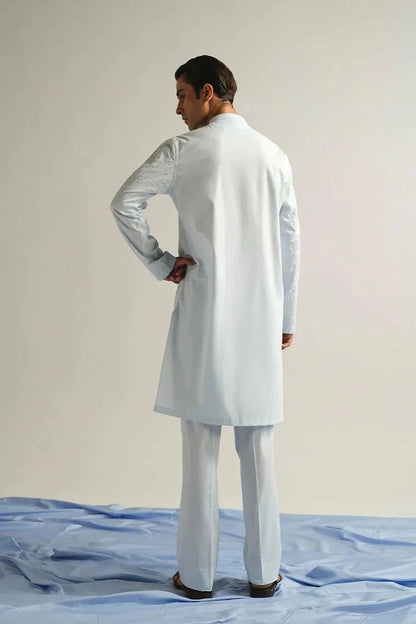 ICE BLUE KURTA PAJAMA