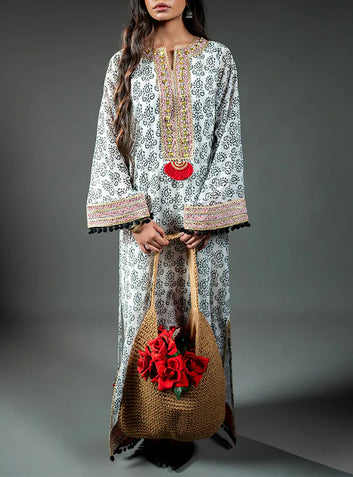 LEA KAFTAN WITH DUPATTA
