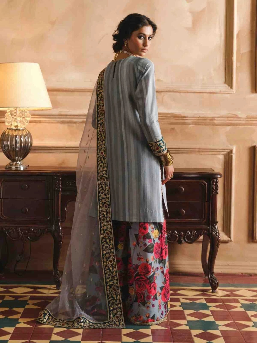 LOVE SHINE - Elegant Premium Lawn Embroidered Outfit by HUMJOLI