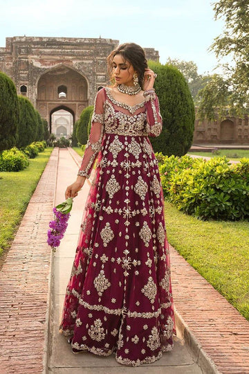 SHEROZ - Pishwas with Tilla and Mirror work by MAISON DE LACE - Labels & Co