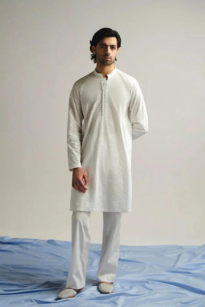 WHITE KURTA PAJAMA