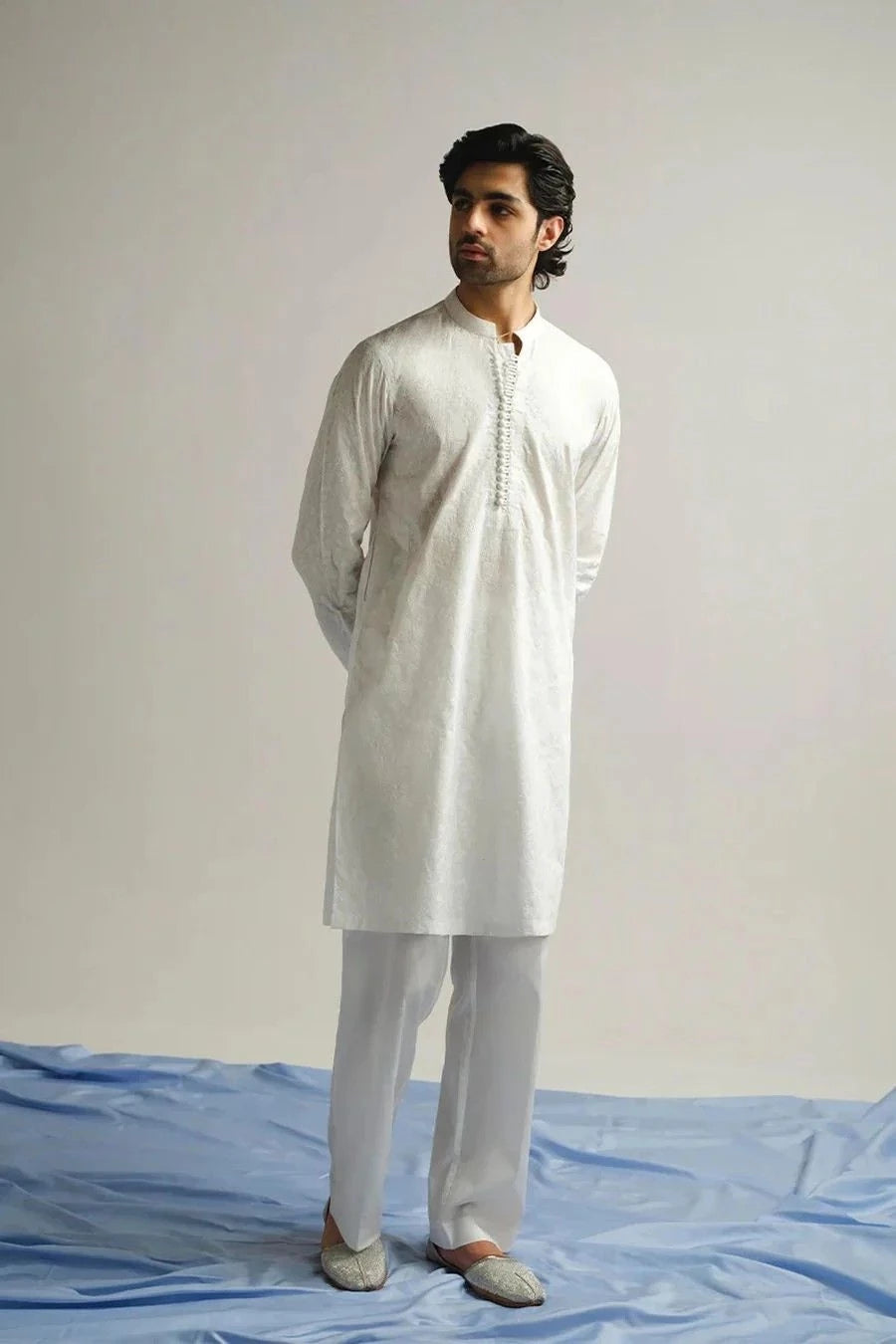 WHITE KURTA PAJAMA