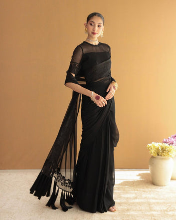 Black Saree