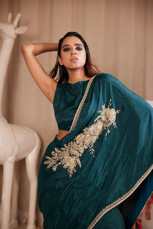 lehnga style saree